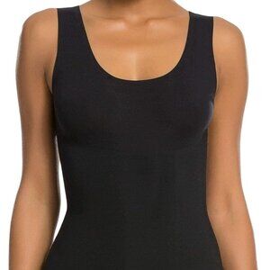 SPANX Invisible Shaping Thinstincts Tank Top  - 10039R (Very Black, Large)